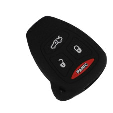 Чехол для Chrysler / Jeep 4кн Wrangler Cherokee Liberty Pacifica Sebring (силиконовый) черный Чехол для Chrysler / Jeep 4кн Wrangler Cherokee Liberty Pacifica Sebring (силиконовый) черный