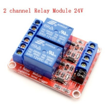 Arduino релейный модуль с оптопарой ( 2 реле ) 24VDC Arduino релейный модуль с оптопарой ( 2 реле ) 24VDC