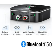 Беспроводной адаптер Bluetooth 5,0 аудио приемник стерео Беспроводной адаптер Bluetooth 5,0 аудио приемник стерео