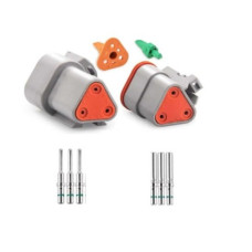 Разъем герметичный авто  3pin DT04-3P/DT06-3S