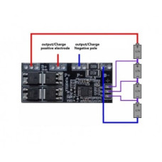 Контроллер заряда Li-ion аккумулятора BMS 4S 30A 14,8V Контроллер заряда Li-ion аккумулятора BMS 4S 30A 14,8V