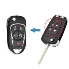 Корпус ключа Opel 5 кнопок ( жало HU100 ) ( батарейка на плате ) SKU759 Корпус ключа Opel 5 кнопок ( жало HU100 ) ( батарейка на плате ) SKU759