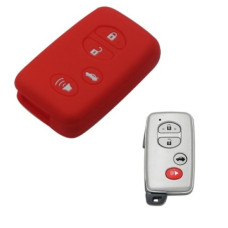 Чехол для Toyota 4кн 4runner Land Cruiser Venza Camry Prius (силиконовый) Red