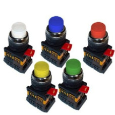 Кнопка 220В ABLFP-22 10A 600V ( оранж )