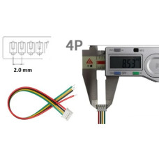 Шнур соединительный JST-PH-2.0-04P ( PH-4Y ) гнездо Шнур соединительный JST-PH-2.0-04P ( PH-4Y ) гнездо
