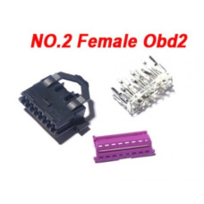 Гнездо OBD-2  авто J1962F монтажное 16 pin №2