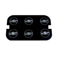 Радиатор-подложка к светодиодам х12 D0571 102x57mm -6LED Радиатор-подложка к светодиодам х12 D0571 102x57mm -6LED