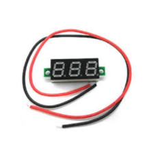 Вольтметр mini 0.28" без корпуса 2pin 4-30VDC белый Вольтметр mini 0.28" без корпуса 2pin 4-30VDC белый