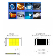 Светодиод 20W белый холодный 9DC 1600mA 6000-6500K Светодиод 20W белый холодный 9DC 1600mA 6000-6500K