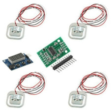 Arduino электронный датчик давления TZT + HX711+дисплей AD весы 200 кг Arduino электронный датчик давления TZT + HX711+дисплей AD весы 200 кг