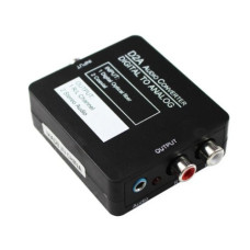 Оптический аудио декодер звука S/PDIF - RCA + 3.5m Female Оптический аудио декодер звука S/PDIF - RCA + 3.5m Female