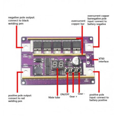 Аппарат для точечной сварки 18650 26650 ( набор ) DC12V