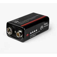Аккумулятор литий-ионный (Li-Ion) 6F22 (крона) 9V 1000mAh 1604A-BC USB USB Type-C Аккумулятор литий-ионный (Li-Ion) 6F22 (крона) 9V 1000mAh 1604A-BC USB USB Type-C