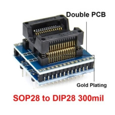 Адаптер SOP28/1.27 - DIP28 Адаптер SOP28/1.27 - DIP28