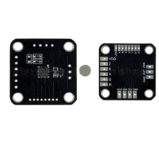 Магнитнный датчик угла поворота MT6701QT 14-бит энкодер I2C модуль ( AS5600 ) Магнитнный датчик угла поворота MT6701QT 14-бит энкодер I2C модуль ( AS5600 )