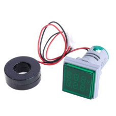 Вольтамперметр 0.56" AC 500VAC 100A  AC ( зеленый) AD16-22FVA