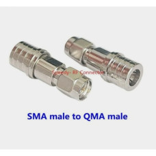 Переходник штекер QMA - штекер SMA Переходник штекер QMA - штекер SMA