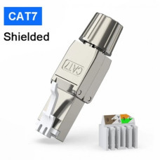 Штекер 8P8C  ( RJ-45 ) на кабель металл ( CAT7 ) MRC7-N4-002V7