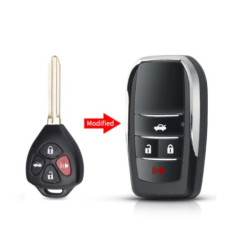 Корпус ключа TOYOTA 4 кнопки ( жало 45mm ) FT-59