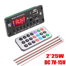 Встраиваемый MP3 плеер 12V ( JQ-D022BT-A ) с усилителем 2x25W Встраиваемый MP3 плеер 12V ( JQ-D022BT-A ) с усилителем 2x25W