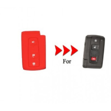 Чехол для Toyota 3кн Prius Camry Land Cruiser Prado Venza (силиконовый) Red