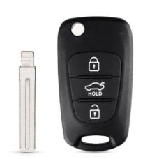 Корпус ключа KIA / Hyundai 3 кнопки ( жало TOY40 ) HOLD