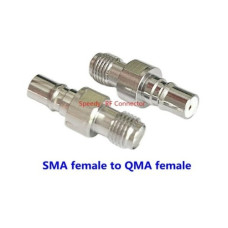 Переходник гнездо QMA - гнездо SMA Переходник гнездо QMA - гнездо SMA