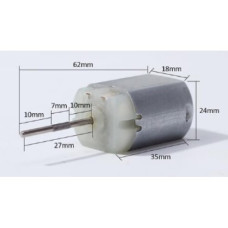 Мотор FC-280 27мм DC 12V 11800 об./мин. с насечкой