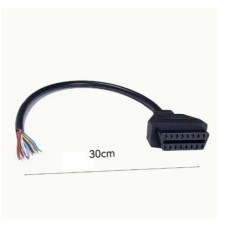 Гнездо OBD-2  авто J1962F с кабелем 30cm 16pin