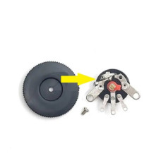Ручка-колесо для резисторов RV12-RV16 ( 25mm ) Ручка-колесо для резисторов RV12-RV16 ( 25mm )