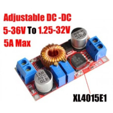 Понижающий преобразователь DC-DC 5A (8-32V~1,25-32V) XL4015E1 Понижающий преобразователь DC-DC 5A (8-32V~1,25-32V) XL4015E1