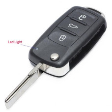 Корпус ключа VW VOLKSWAGEN 3 кнопки ( батарейка на плате )