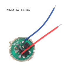 Драйвер светодиода фонарика 3W 20mm 1,2-3,6V