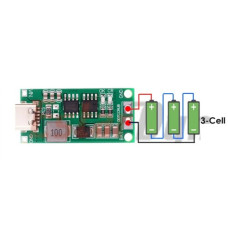 Контроллер заряда Li-ion аккумулятора Multi-Cell 3S 1A USB Type-C Контроллер заряда Li-ion аккумулятора Multi-Cell 3S 1A USB Type-C