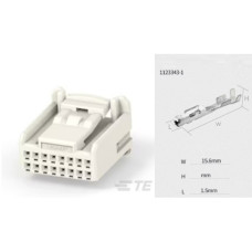 Разъём авто Toyota/Lexus 1318386-1 16pin ( комплект с пинами ) Разъём авто Toyota/Lexus 1318386-1 16pin ( комплект с пинами )