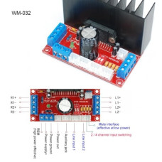 Усилитель звука модуль TDA7388 4x41W WM-032