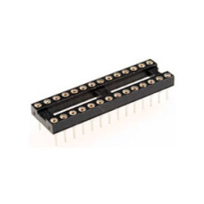 Панелька для микросхем 28 pin ( SCSM-28 ) цанговая Панелька для микросхем 28 pin ( SCSM-28 ) цанговая