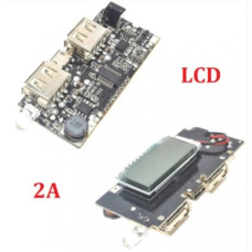 Контроллер заряда Dual USB 5V 2,1A с LCD экраном Контроллер заряда Dual USB 5V 2,1A с LCD экраном