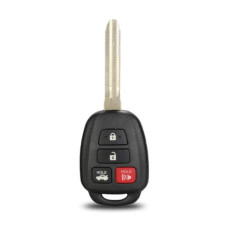 Корпус ключа TOYOTA 4 кнопки ( жало TOY43 )