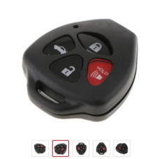 Корпус ключа TOYOTA 4 кнопки ( половинка ) ( сердце )