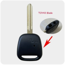 Корпус ключа TOYOTA 2 кнопки ( жало 46mm TOY43 Blade )