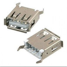 Гнездо USB-A-1JS прямое 3 вид ( DS1095-10 ) Гнездо USB-A-1JS прямое 3 вид ( DS1095-10 )