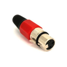 Гнездо CANON ( XLR ) на кабель цветн. Гнездо CANON ( XLR ) на кабель цветн.