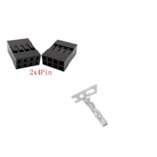 Гнездо JST SM Dupont 2,54 мм 2x4 pin