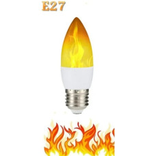 Лампочка 220V 5W  E27 ( A3 ) с эффектом пламени
