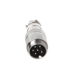 Штекер GX16-6 pin металл на кабель Штекер GX16-6 pin металл на кабель
