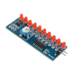 Набор DIY Kit бегущий огонь на NE555+CD4017 Набор DIY Kit бегущий огонь на NE555+CD4017