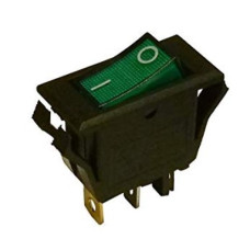 Переключатель 220V 3pin 2положения (с подсветкой) KCD3-101N-2V