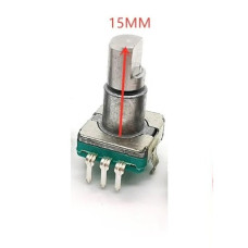Энкодер EC11 5 Pin ( 15мм мет. лыска ) Энкодер EC11 5 Pin ( 15мм мет. лыска )
