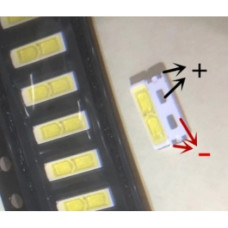 Светодиод LED подсветки TV 6V-6.8V 1W ( 7020 ) BD72K Светодиод LED подсветки TV 6V-6.8V 1W ( 7020 ) BD72K